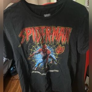 Marvel Spiderman Graphic Tee Small, Unisex/Mens/Womens/Kids